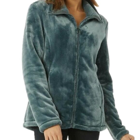 32 Degrees Women's Jacket Plush Green Size 3X NWT - Picture 4 of 6